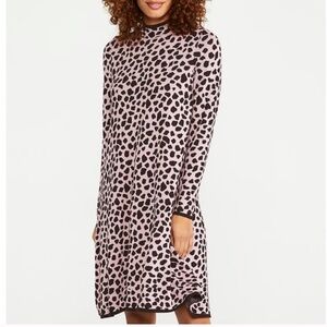 NWT• Ann Taylor Animal Jacquard Sweater Dress